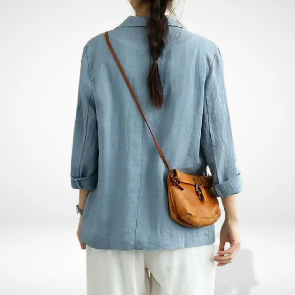 Emma | Élégant Blazer Décontracté Femme à Manches Retroussées 6