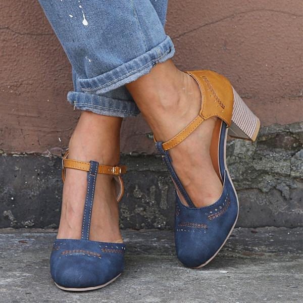 Emma | Élégante Chaussure à Talons Blocs Vintage 2