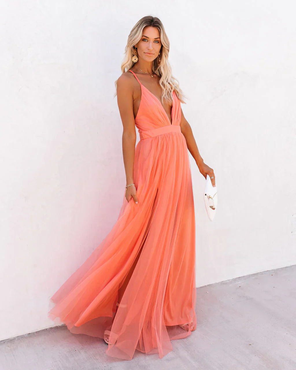 Emma | Robe Longue Élégante Femme Été Aérienne 1