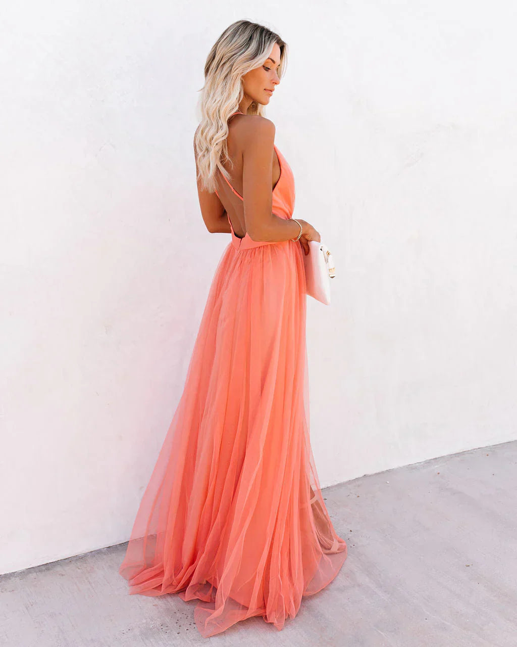 Emma | Robe Longue Élégante Femme Été Aérienne 3