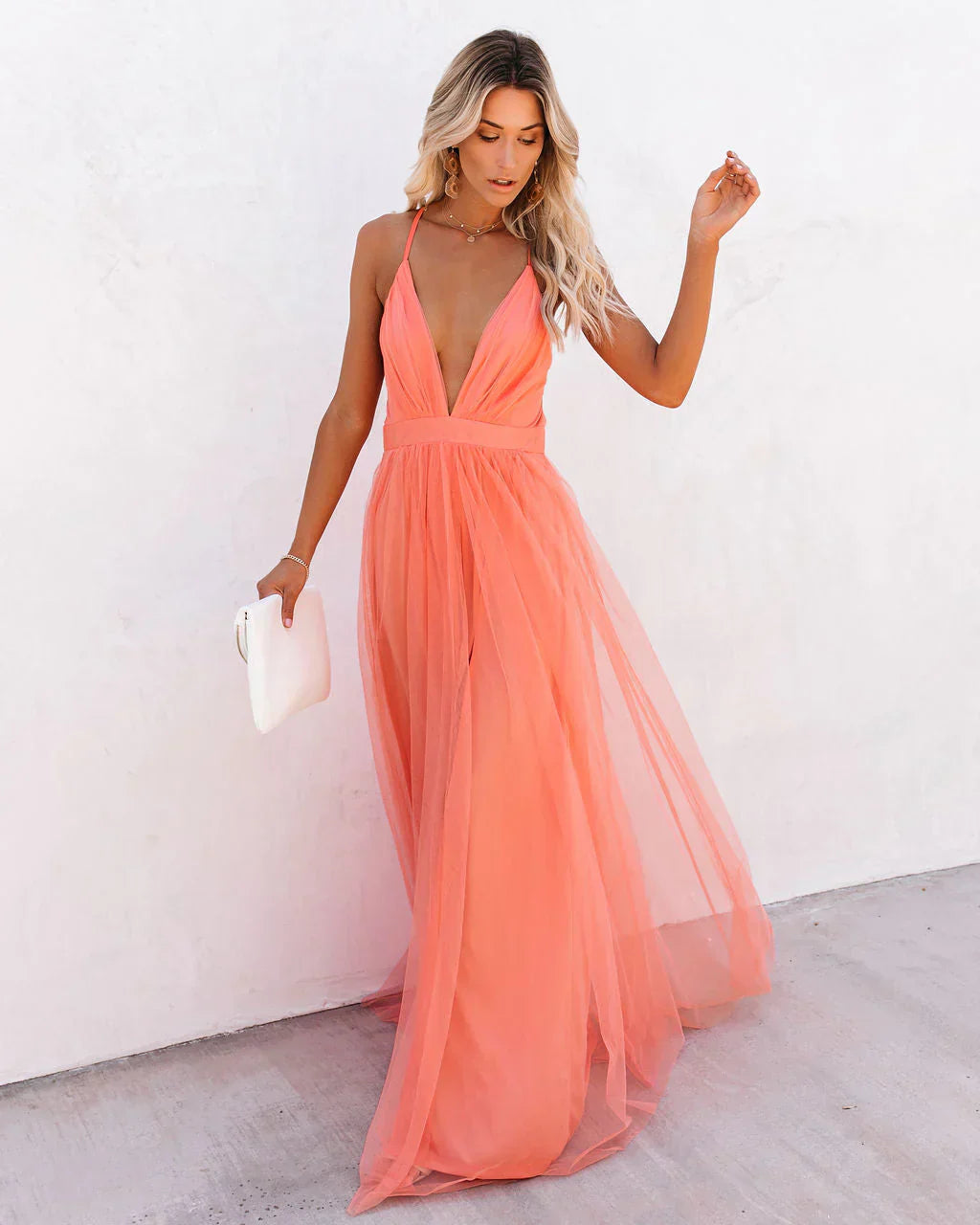 Emma | Robe Longue Élégante Femme Été Aérienne 5