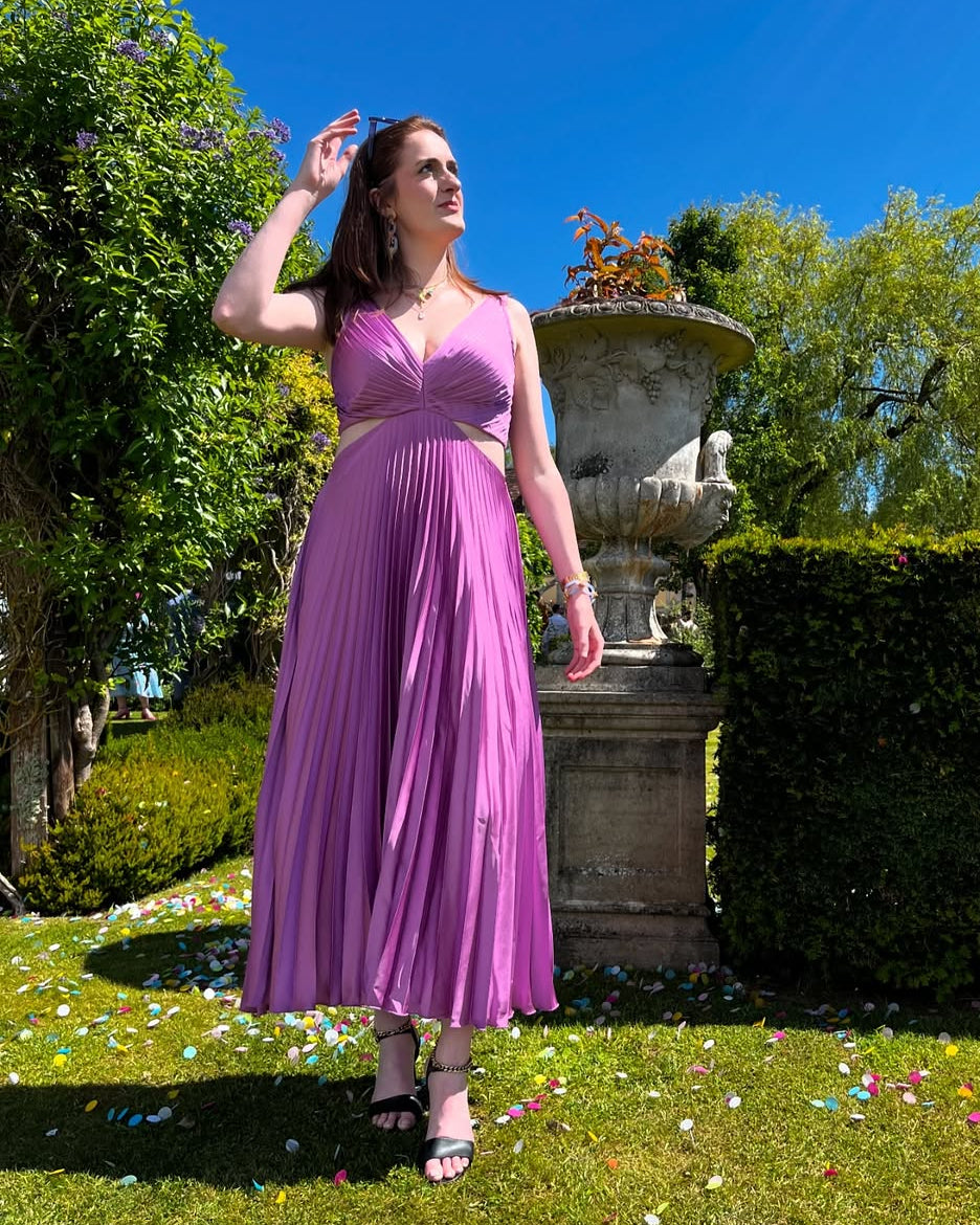 Emma | Robe Midi Chic Plissée Femme Élégante 6