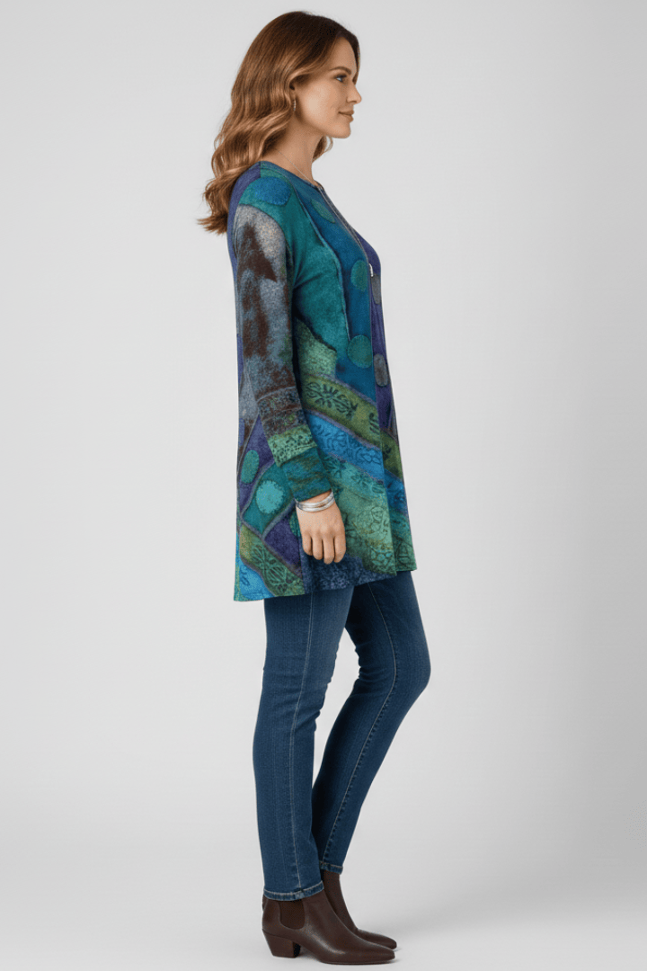 Emma | Tunique Patchwork Colorée et Confortable 1