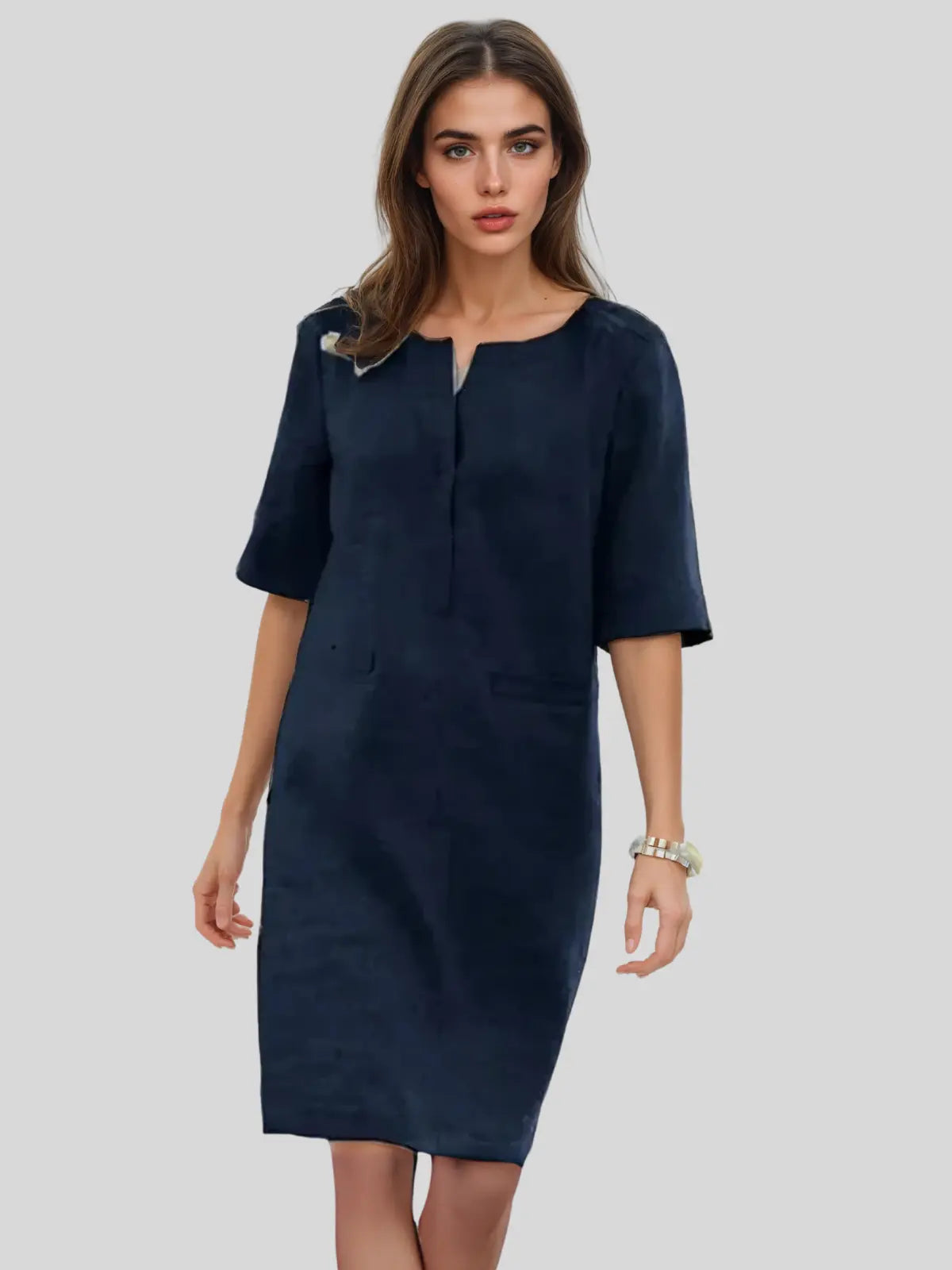 Été Chic | Robe Midi Femme Aérée avec Coupe Confortable | Idéale pour les Journées Chaudes 1