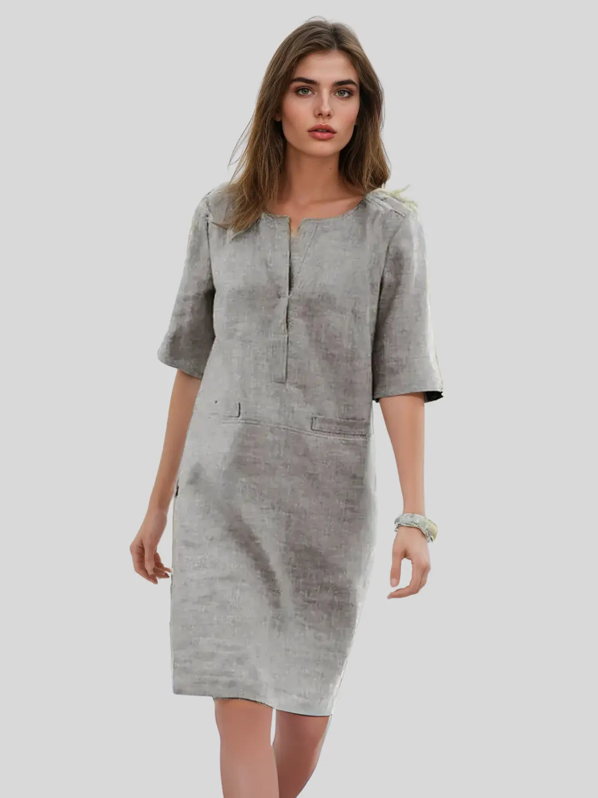 Été Chic | Robe Midi Femme Aérée avec Coupe Confortable | Idéale pour les Journées Chaudes 2