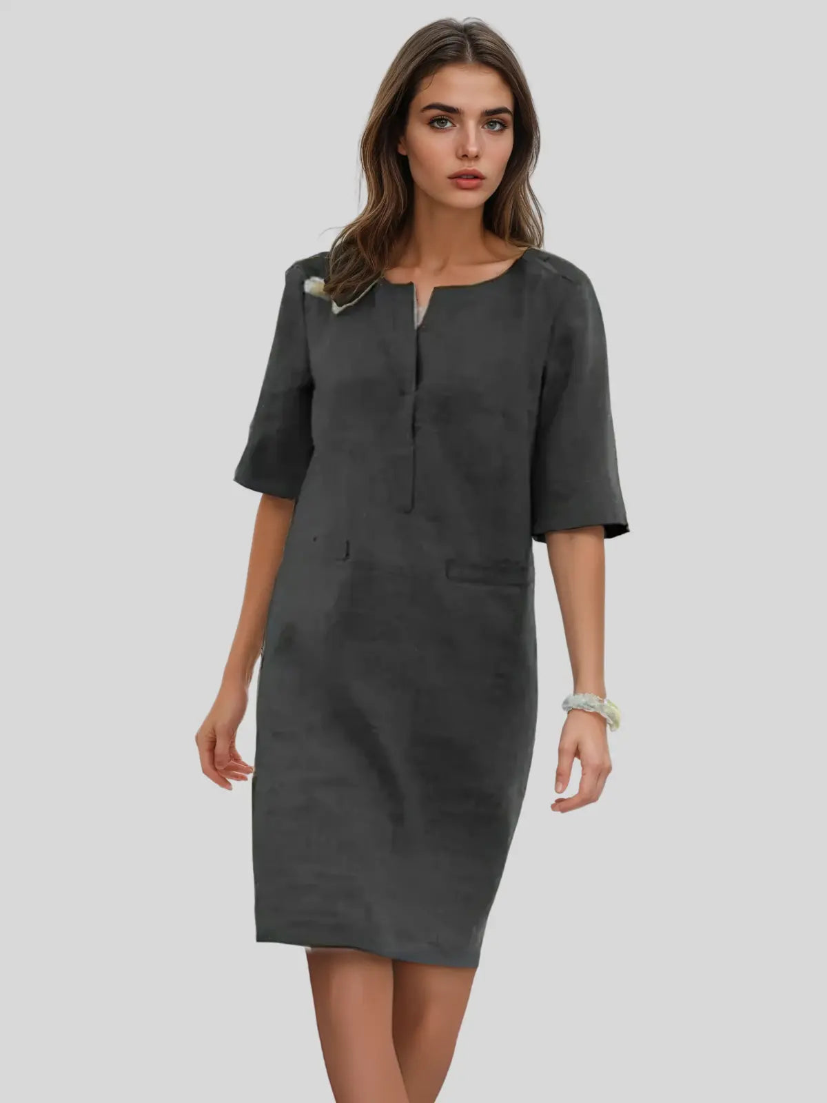 Été Chic | Robe Midi Femme Aérée avec Coupe Confortable | Idéale pour les Journées Chaudes 4