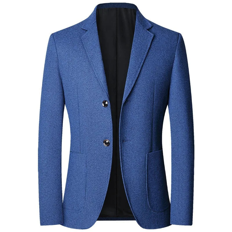 Ethan | Blazer Bleu Marine Élégant pour Hommes 1
