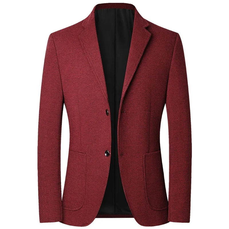 Ethan | Blazer Bleu Marine Élégant pour Hommes 3
