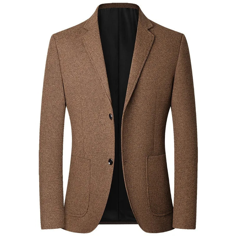 Ethan | Blazer Bleu Marine Élégant pour Hommes 4