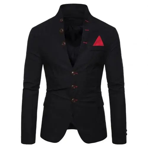 Ethan | Chic Veste Blazer Noir Homme Élégante 1