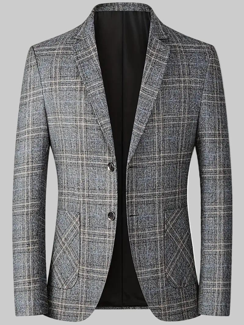 Ethan | Élégant Blazer à Carreaux Pour Homme, Coupe Ajustée, Style Polyvalent 4