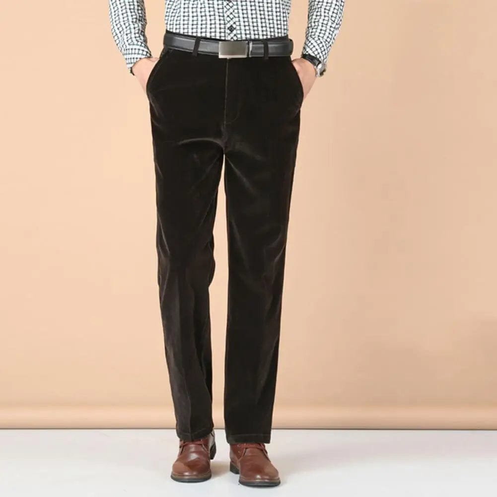 Ethan | Élégant Pantalon Homme Habillé en Velours 1