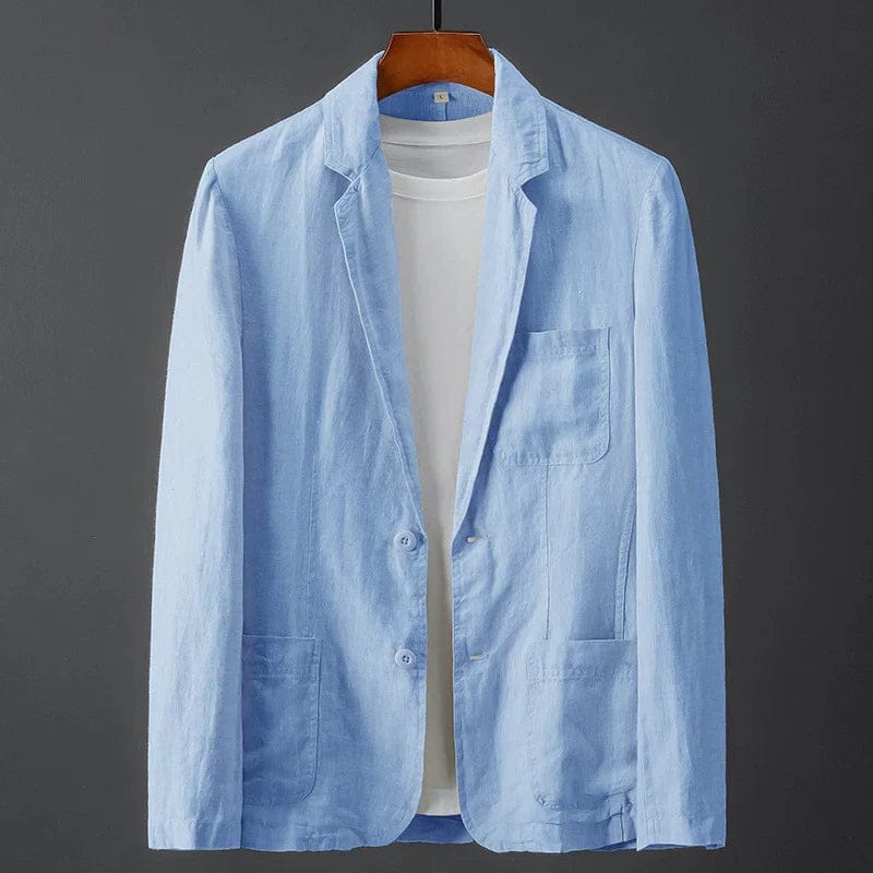 Ethan | Élégant Veste Blazer Homme en Lin Mélangé 3