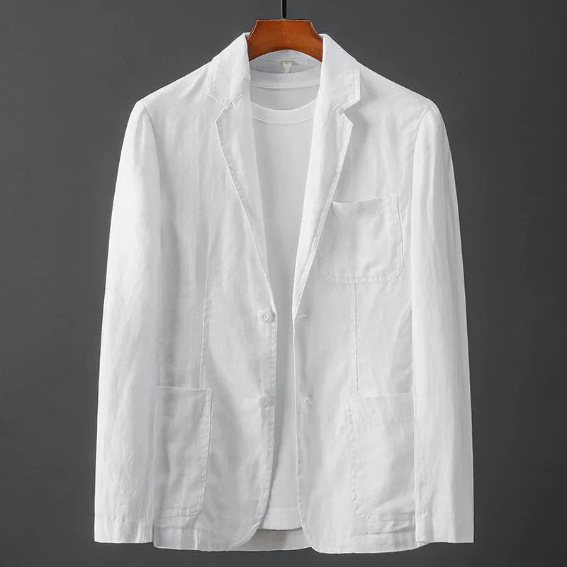 Ethan | Élégant Veste Blazer Homme en Lin Mélangé 4