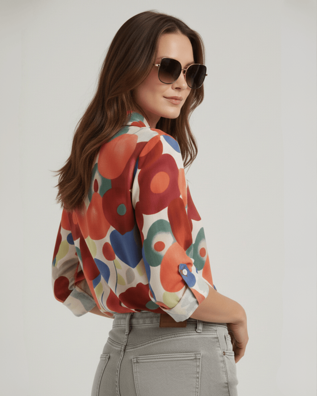 Ethan | Élégante Blouse d'Été à Imprimé Floral 1