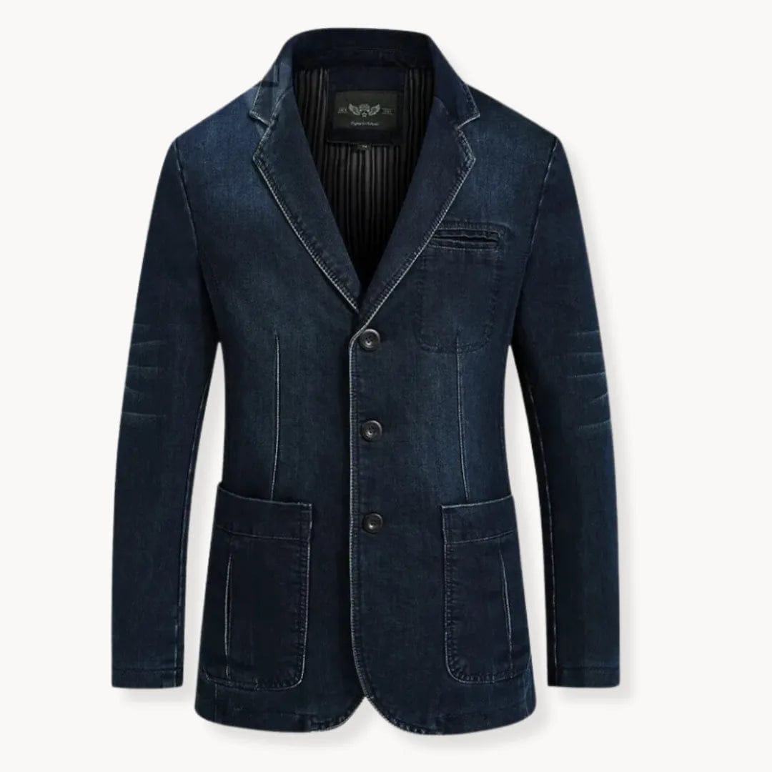 Ethan | Élégante Veste Blazer en Jean pour Homme 0