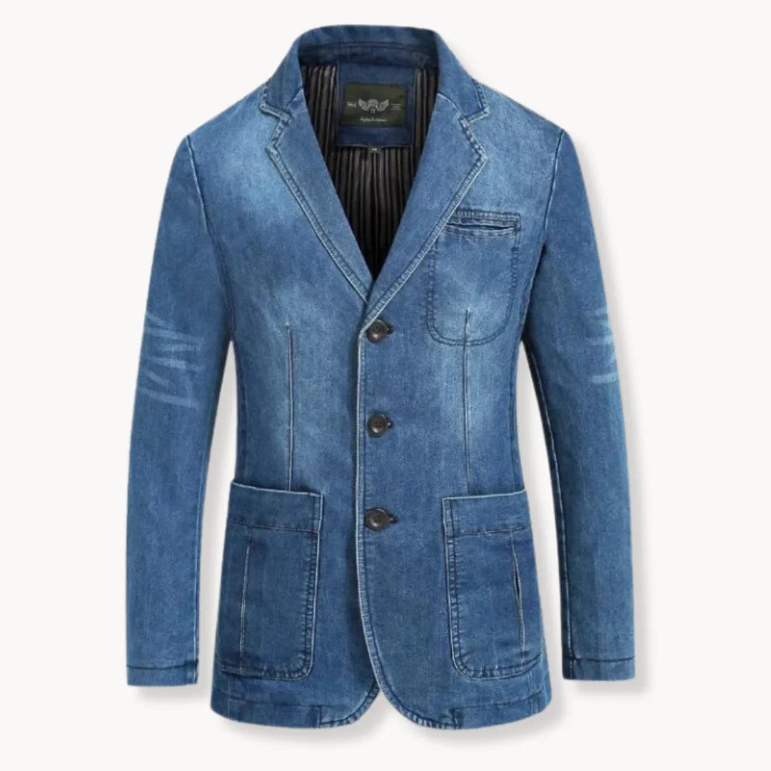 Ethan | Élégante Veste Blazer en Jean pour Homme 3