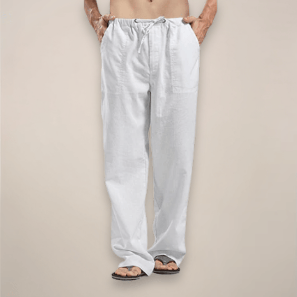 Ethan | Pantalon Décontracté Légère en Lin Pour Homme 0