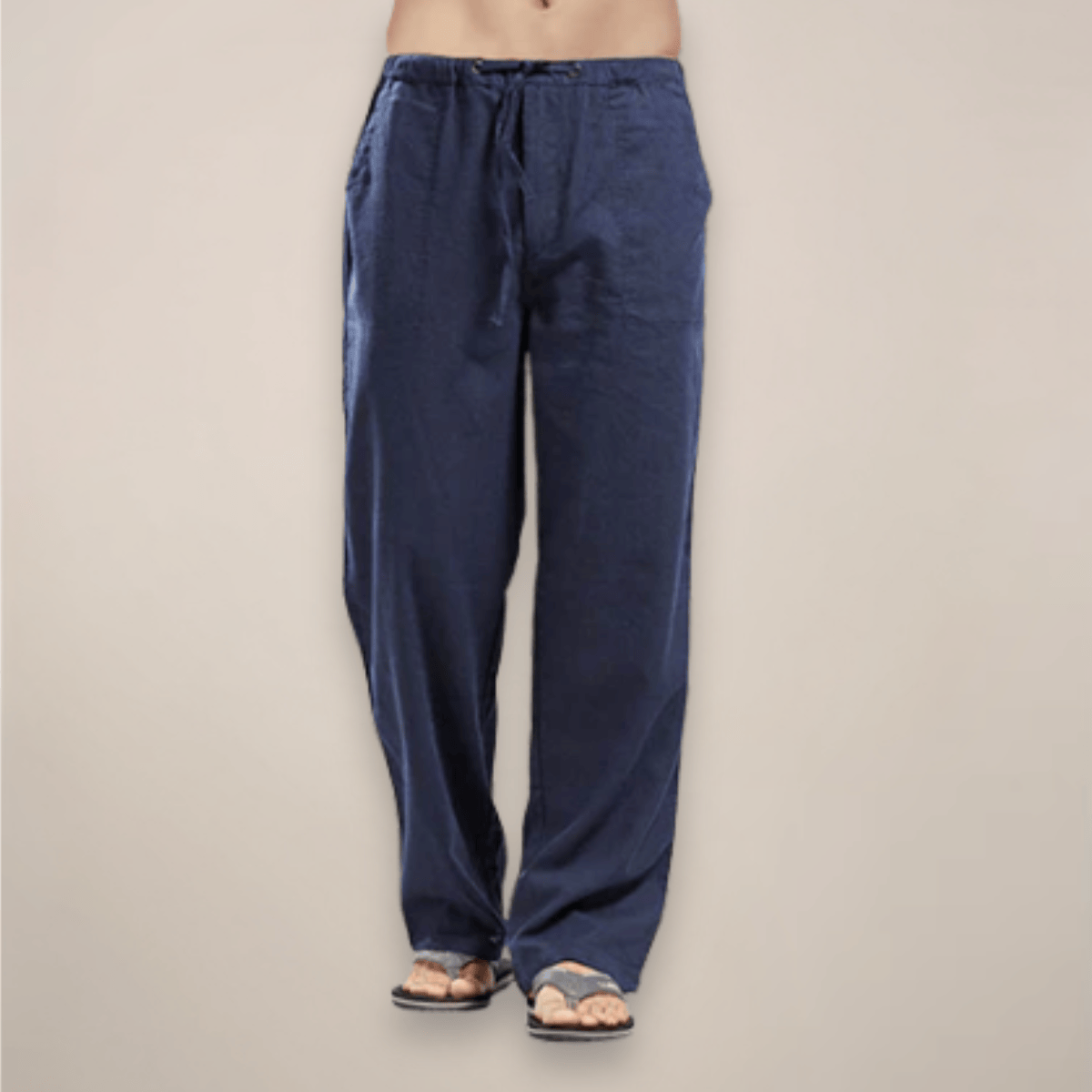 Ethan | Pantalon Décontracté Légère en Lin Pour Homme 1