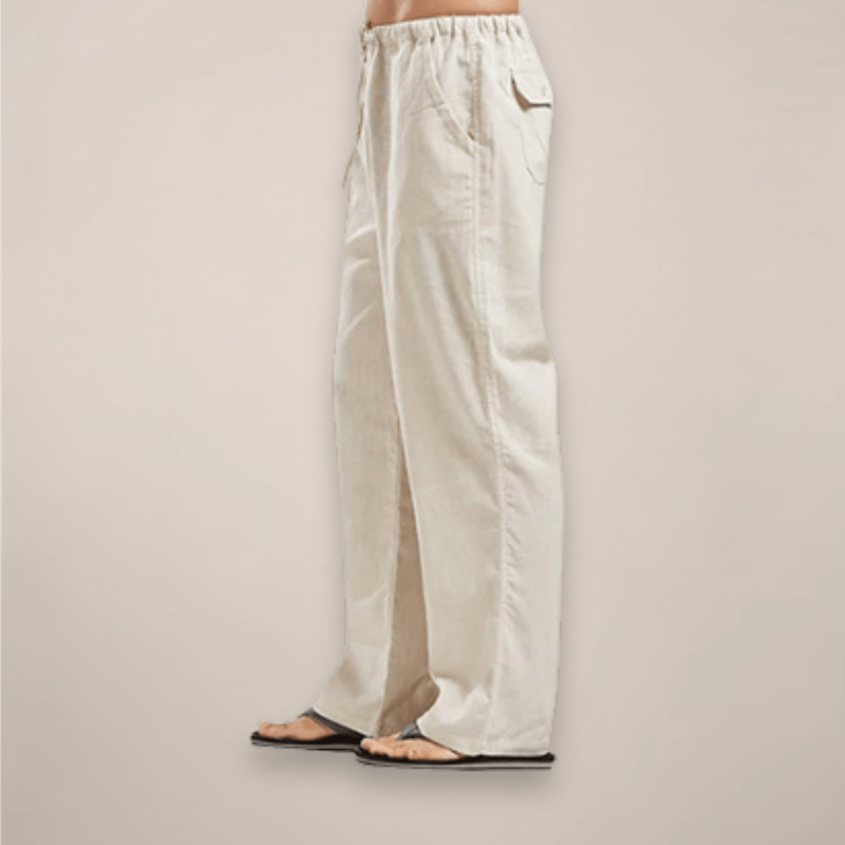 Ethan | Pantalon Décontracté Légère en Lin Pour Homme 2