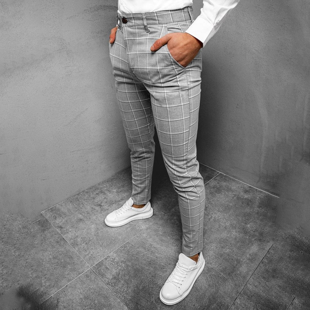 Ethan | Pantalon Fuselé Élégant à Motif Quadrillé 5