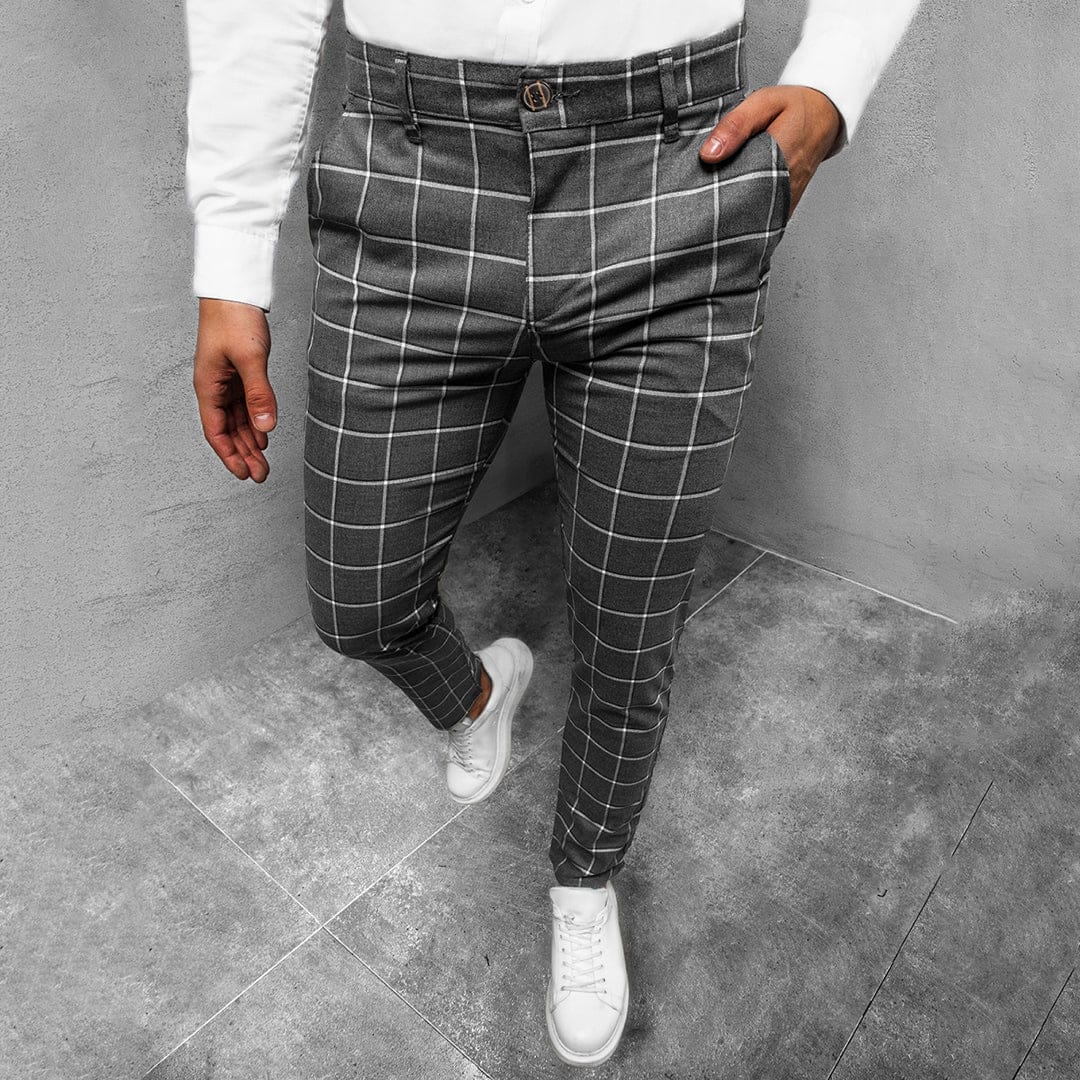 Ethan | Pantalon Fuselé Élégant à Motif Quadrillé 6