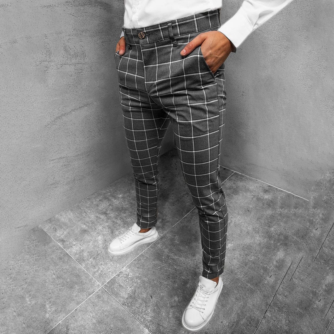 Ethan | Pantalon Fuselé Élégant à Motif Quadrillé 7