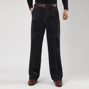 Ethan | Pantalon Plissé Décontracté Taille Haute Homme 0
