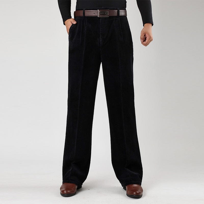 Ethan | Pantalon Plissé Décontracté Taille Haute Homme 2