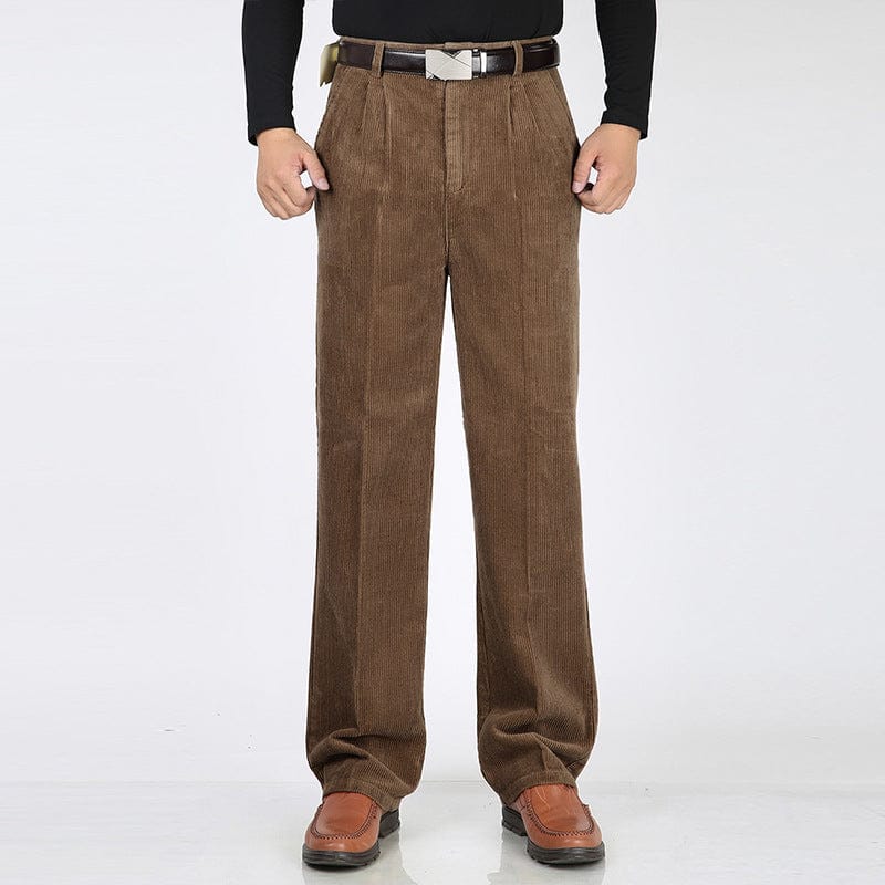Ethan | Pantalon Plissé Décontracté Taille Haute Homme 3