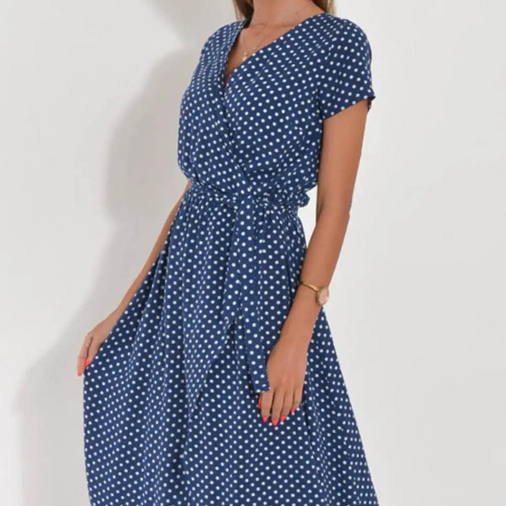 Inez | Robe d'Été Femme Chic Mi-Longue avec Coupe Flatteuse | Élégance et Confort pour Toutes Occasions 2