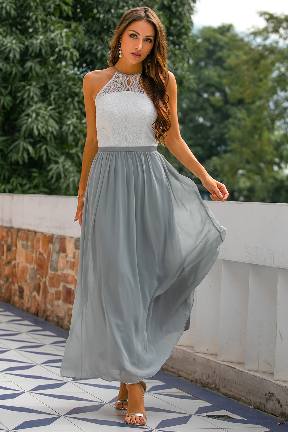 Isabella | Élégante Robe Longue Femme Dos Nu pour Mariage 0