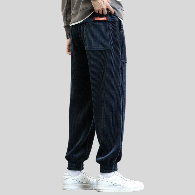 Jogging-Velours-Bleu