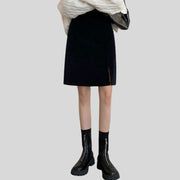 Jupe-Velour-Noire