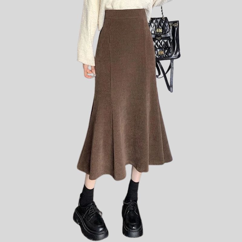 Jupe-en-Velour-Cotelé
