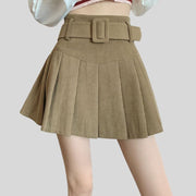 Jupe-en-Velours-Femme