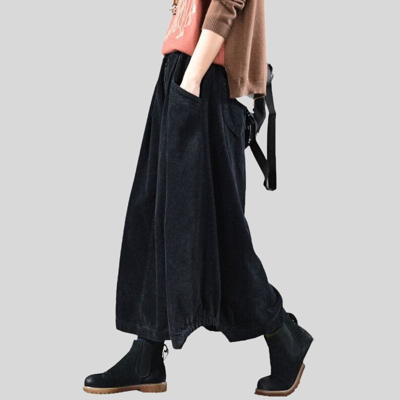 Jupe-en-Velours-Longue