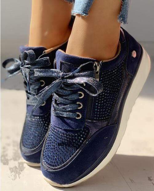 Liam | Élégantes Baskets Comfortables avec Détails en Cristal 1