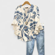 Lily | Élégante Blouse Aérée Femme Avec Volants 0