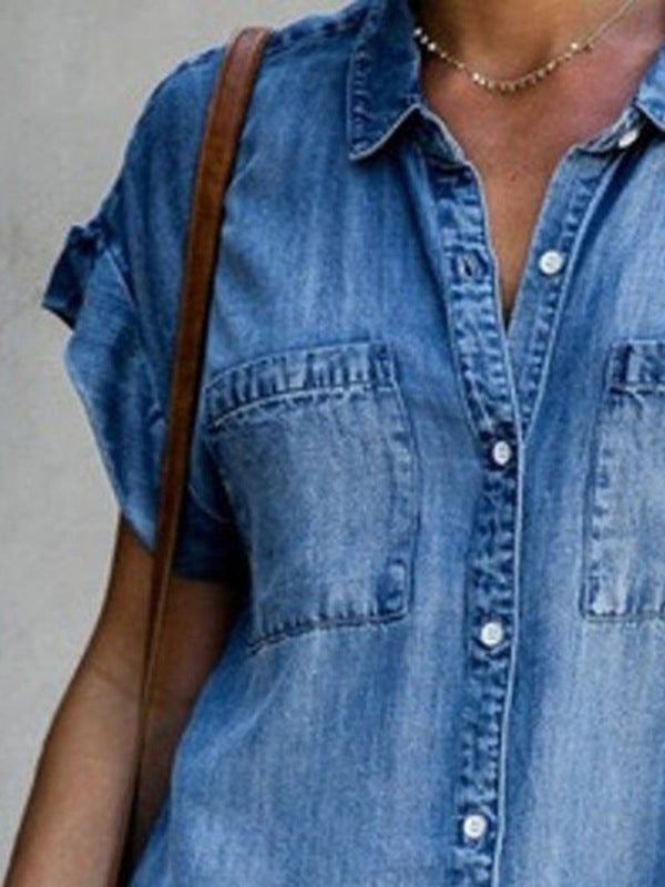 Lotte | Robe en Jean Femme avec Encolure Carrée Tendance | Style Urbain pour un Look Décontracté 1