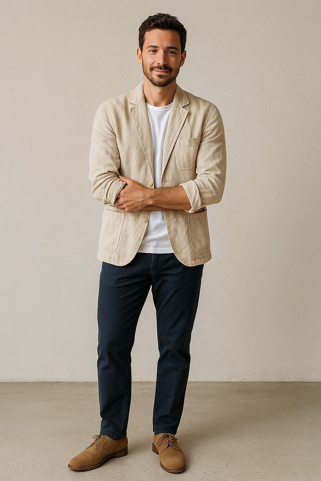 Lucas | Blazer Homme Décontracté en Lin Léger 1