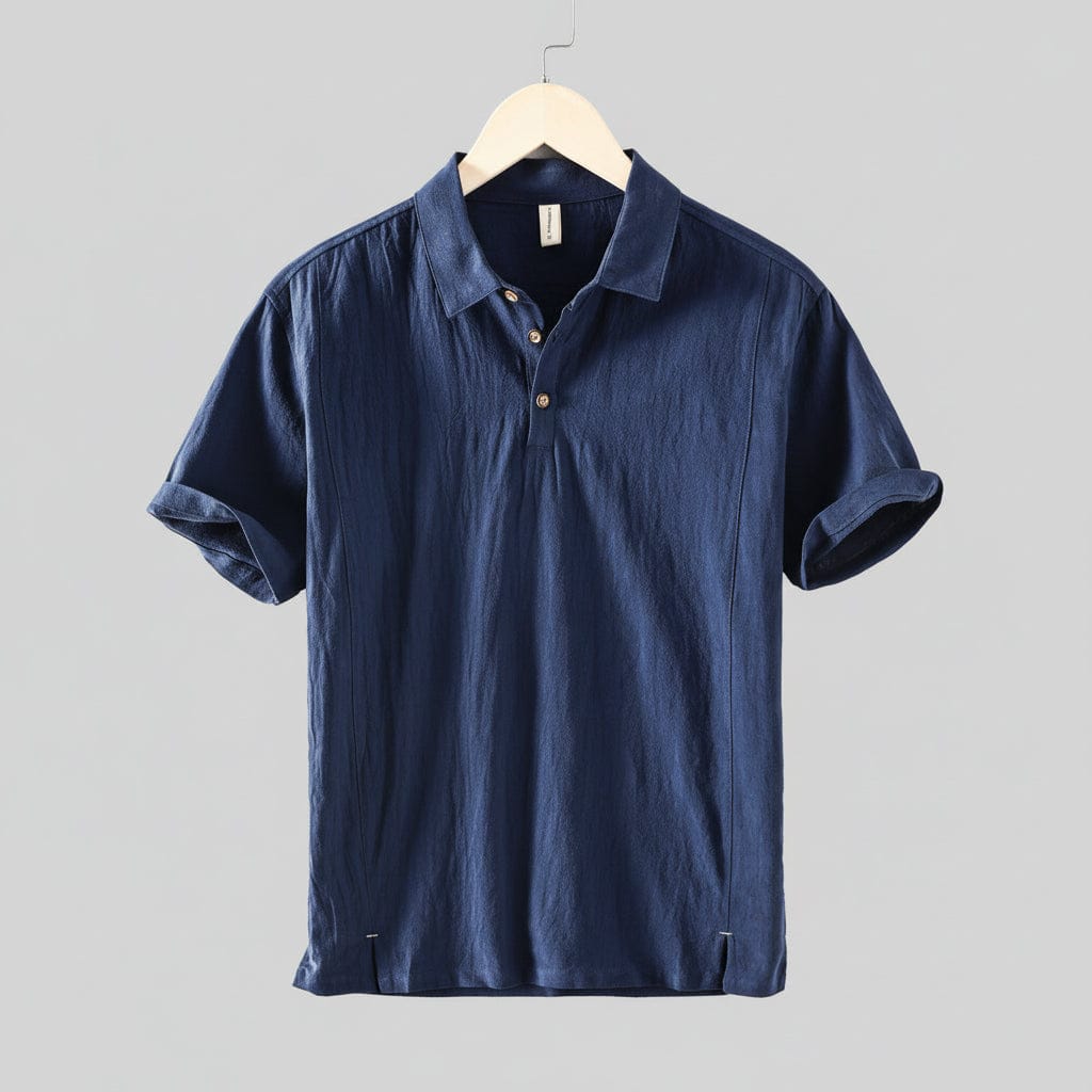 Lucas | Élégante Chemise En Lin Homme à Manches Courtes 3