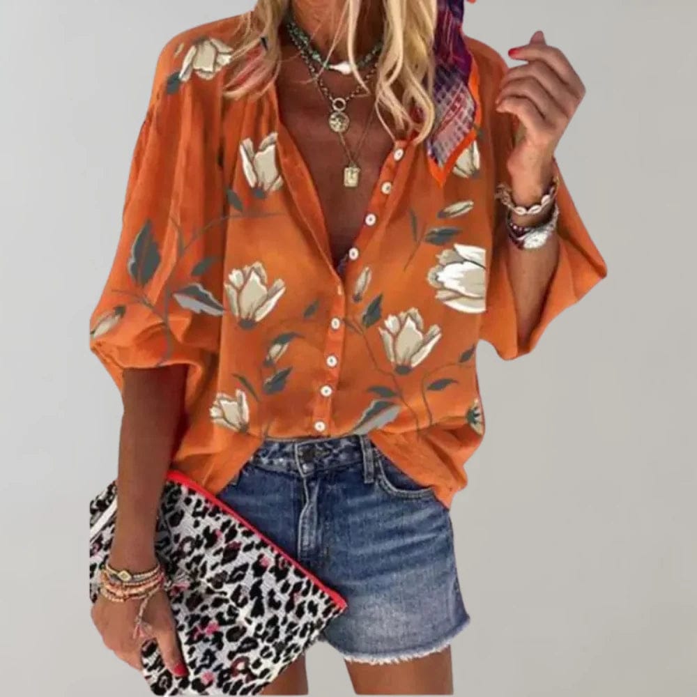 Luna | Élégante Blouse Florale Décontractée pour Femmes 2