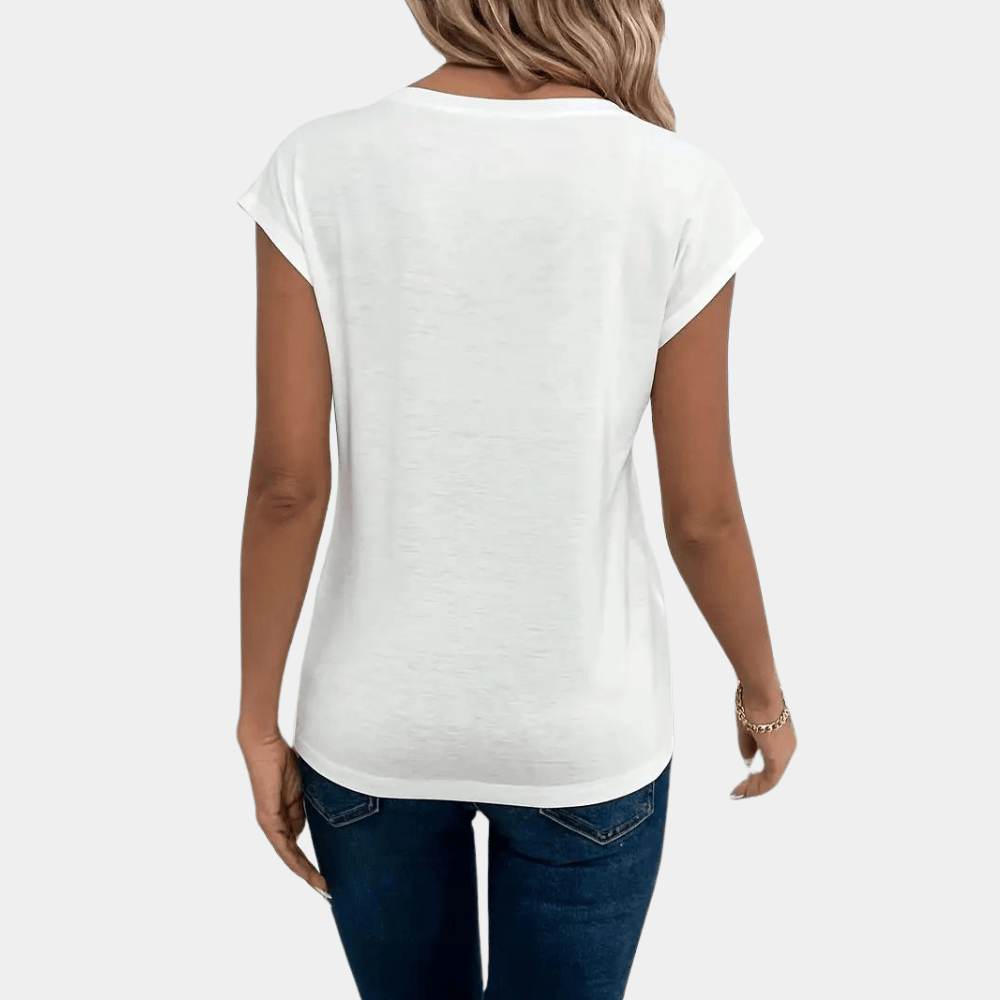 Mason | Décontracté Confortable T-shirt à Col en V 3