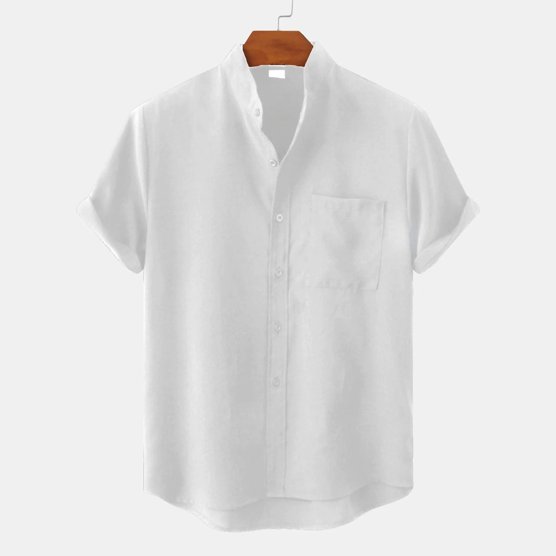 Maxime | Élégante Chemise en Lin Homme à Manches Courtes 4