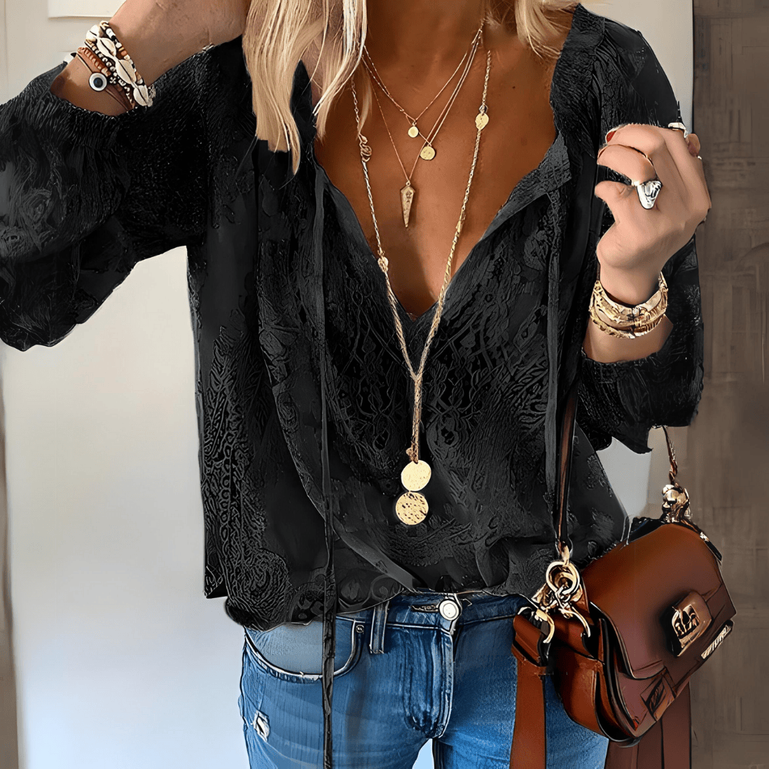 Mia | Élégant Chemisier Boho Décontracté d'Été 2