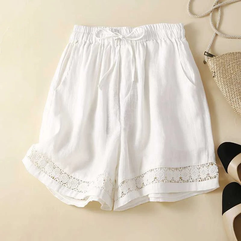 Mia | Élégant Short Décontracté Fleuri d'Été 0