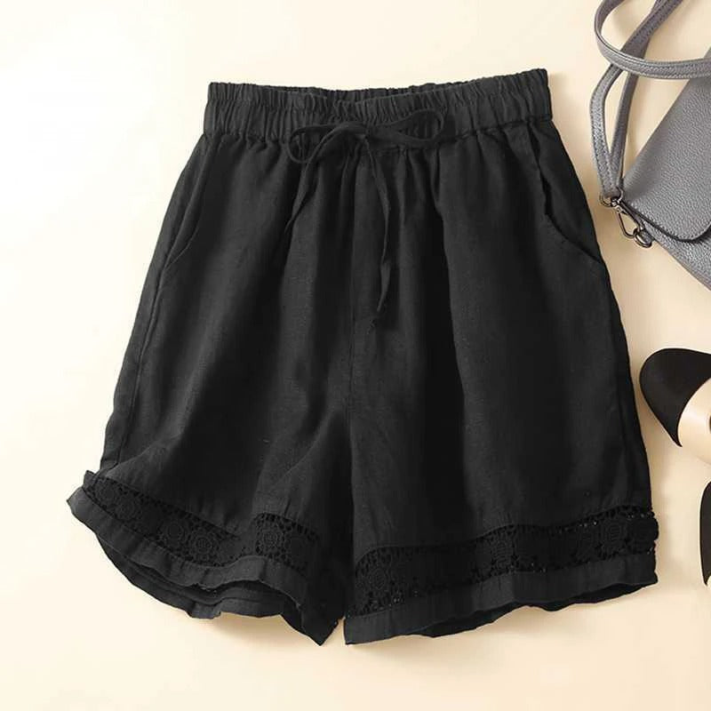 Mia | Élégant Short Décontracté Fleuri d'Été 1
