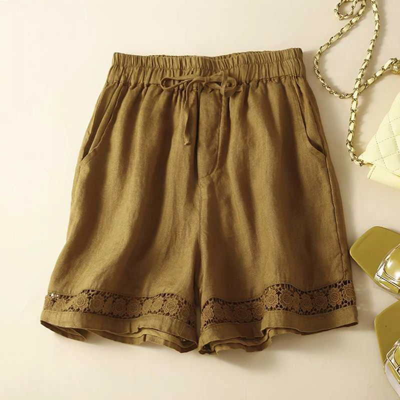 Mia | Élégant Short Décontracté Fleuri d'Été 2