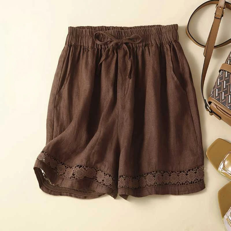 Mia | Élégant Short Décontracté Fleuri d'Été 3
